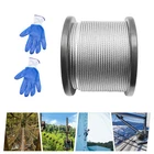 1/4 Inch Stainless Steel Cable 300FT T304 7X19 Wire Rope Aircraft Us New. Price: $129.31.
