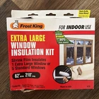 Frost King V75H Clear Shrink Window Film Insulator Kit 210 X 62 In. (2F) New. Price: $10.98.