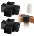 Pergola Bracket Kit In. X 2-PIECE 4-WAY Heavy-duty Vevor #111424 New. Price: $74.99.