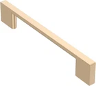 Alzassbg 9 Pack Champagne Copper Cabinet Pulls 5" (128MM) Hole Centers Rectangle Open. Price: $31.95.