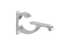 Chrome Designer Aluminum Shelf Bracket For 5/8" To 3/4" Glass - Pack Of 2 New. Price: $44.03.