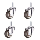 Norgail 1 Inch Small Tiny Shopping Cart Wheel Replacement Swivel Caster Brown New. Price: $14.99.