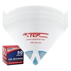 Tcp Global 190 Micron Filter Tips Ultra-fine (pack Of 50), White New. Price: $13.35.