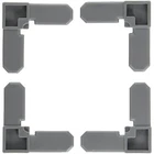 Prime Line Products Pl 14258 100PK Corner, 7/16, Gray New. Price: $31.23.