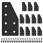 12PCS 2040 Aluminum Extrusion Joint Plate Connector Corner Bracket 6-HOLE New. Price: $46.99.