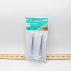 (2-PK) National Hardware Double Pegboard Hooks Zinc Plated Steel 4" N180-037 New. Price: $9.01.