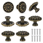 Jjunw Pack Antique Brass Drawer Knobs, Vintage Dresser 1.18 Inches, Bronze New. Price: $14.59.