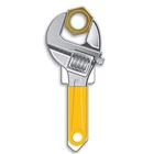 Lucky Line Key Shapes, Wrench, House Blank, Kwikset KW1/11, New. Price: $17.90.
