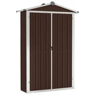 Garden Shed With 3 Shelves Storage House For Tool Outdoor Backyard Metal Vidaxl New. Price: $175.99.