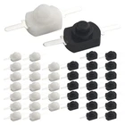 Wmycongcong 40 Pcs Latching Push Button Switch Micro Off Dc White New. Price: $10.48.