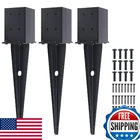 Pcs 4"X4" Fence Post Anchor, Inner Size 3.6"X3.6" Heavy Duty New. Price: $68.73.