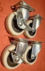 Set Of 4 Shepherd 3" Tpr/thermoplastic Rubber Swivel Casters, 2 Locking - New. Price: $24.95.