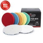 7 Pc 6.5" Buffing Pads Kit 6" Plate Compounding Polish Wax Sponge Wool Us Digital. Price: $35.99.