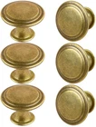 Pack Of 6 Flat Round Shape Drawer Pulls Red Antique Brass Furniture Cupboard ... New. Price: $15.96.