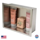 Alfi Brand 12 X Brushed Stainless Steel Square Single Shelf Bath Shower Niche New. Price: $111.81.