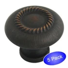 *5 Pack* Cosmas Oil Rubbed Bronze Cabinet Knobs #228ORB New. Price: $5.45.