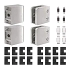 Stainless Steel 316 Marine Grade Square Glass Clamp For Flat Surface T... New. Price: $97.58.