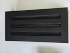 14X6 Modern Vent Cover - Decorative Black Aluminum Air Buildmart New. Price: $25.00.