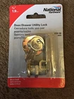 National Hardware N239-186 Door/drawer Utility Lock, 3/4", Brass New!. Price: $5.30.