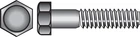 Hillman 190003 Zinc-plated Steel Coarse Thread Hex Bolt 1/4 Dia. 1/2 In. New. Price: $16.26.