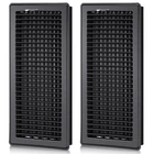 Fumete 2 Pack Black Floor Register Heavy Duty Steel Walkable Vents Covers New. Price: $32.42.