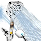 Fitespot Filtered Shower Head With Handheld, High Pressure 7 Spray Chorme New. Price: $46.36.