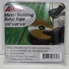 Metal Building Butyl Tape 3/32" X 3/8" 45' Alpha Systems Llc. New. Price: $10.95.