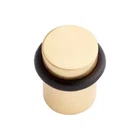 Signature Hardware - Solid Brass Contemporary Flat Doorstop Polished New. Price: $15.00.