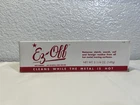 Ez-off Steam Iron Metal Base Soleplate Cleaner 5 1/4 Oz. Tube In Box New. Price: $10.00.