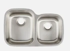 Signature Hardware 447790 32" 60/40 Double Basin Stainless Steel Kitchen Sink Open. Price: $279.47.