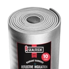 Sealtech - 10MM Reflective Insulation Roll Foam Core Radiant Barrier, Foil Wrap New. Price: $178.95.