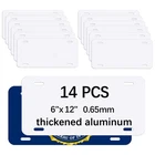 14 Pack Sublimation Plate Blanks 6"X12" X0.65MM Metal Aluminum Tag The ... New. Price: $35.37.