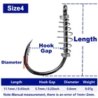 Spring Fishing Hook 20-80PCS Baiting Dough Barded Tackle High Carbon New. Price: $9.87.
