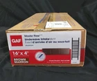 Gaf Undereave Vent Soffit Aluminum Brown 4" Master Flow EAC16X4BR (36 Pack) New. Price: $39.95.