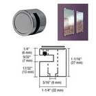 C.r. Laurence EG14GM Crl Gun Metal Edge Grip For 1/4" Material New. Price: $33.00.