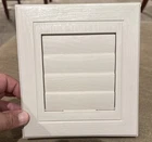 Novik Dryer Vent Mounting Block 7.6" W X 8.4" Adjustable Depth Sandstone Open. Price: $15.98.