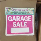 Hy-ko Sign, Garage Sale KIT-13 New Plastic. Signs Arrows Prices Inventory. Price: $11.49.