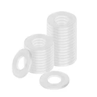 100 Pack White Vinyl Flat Washer 1/4" Id X 1/2" Od Gasket For Shower Door Handle New. Price: $10.34.