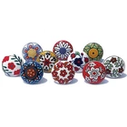 Royal Kraft Vintage Multicolor Printed Ceramic Pull Knobs Set Of 10, SKNOB001 New. Price: $21.57.