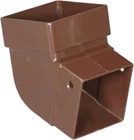 Gutter Elbow, Contemporary, Square, Vinyl, Brown, 2-IN. -T1525 New. Price: $25.99.
