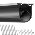 Vevor Garage Door Seals Bottom Rubber With Track Retainer 16FT 5/16 Inch T-end New. Price: $32.99.