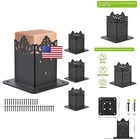Insaga 4X4 Post Base 4PCS Thick Steel Bracket Inner Size 3.6 New. Price: $88.33.