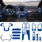 Ford F150 2015-20 Interior Console Steering Wheel Window Trim Cover Kit Blue New. Price: $144.99.