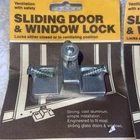 Sliding Door & Window Lock (1978) Fs / Belwith New. Price: $11.04.