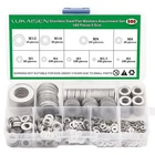 304 Stainless Steel Flat Washers Set Pieces, 9 Sizes 580PCS New. Price: $11.73.