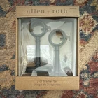 Allen + Roth 2-PACK Metal Bracket Set Matte Black 1 In Wall Mounted New. Price: $10.99.