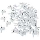 Closetmaid 1770 Wall Clips For Wire Shelving, 48 Pack New. Price: $25.41.