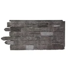 Novik Faux Stone Siding 20.25"X45" Artisan Cut Polymer Ash (6 Panels/case) New. Price: $212.81.