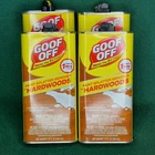 Goof Off Paint Splatter Remover For Hardwoods 12OZ Cans (qty 4 Pack) New. Price: $28.50.