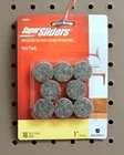 Super Sliders " Self Stick Furniture Protective Felt Pads 16 In Pack New!. Price: $6.99.